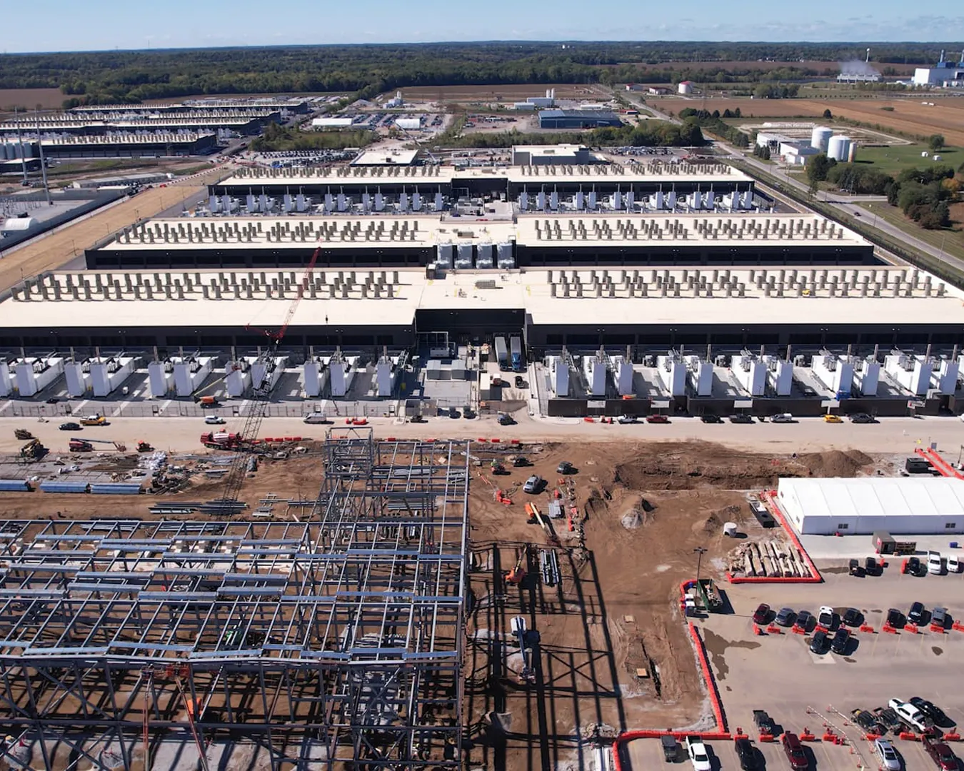 A huge industrial plant.