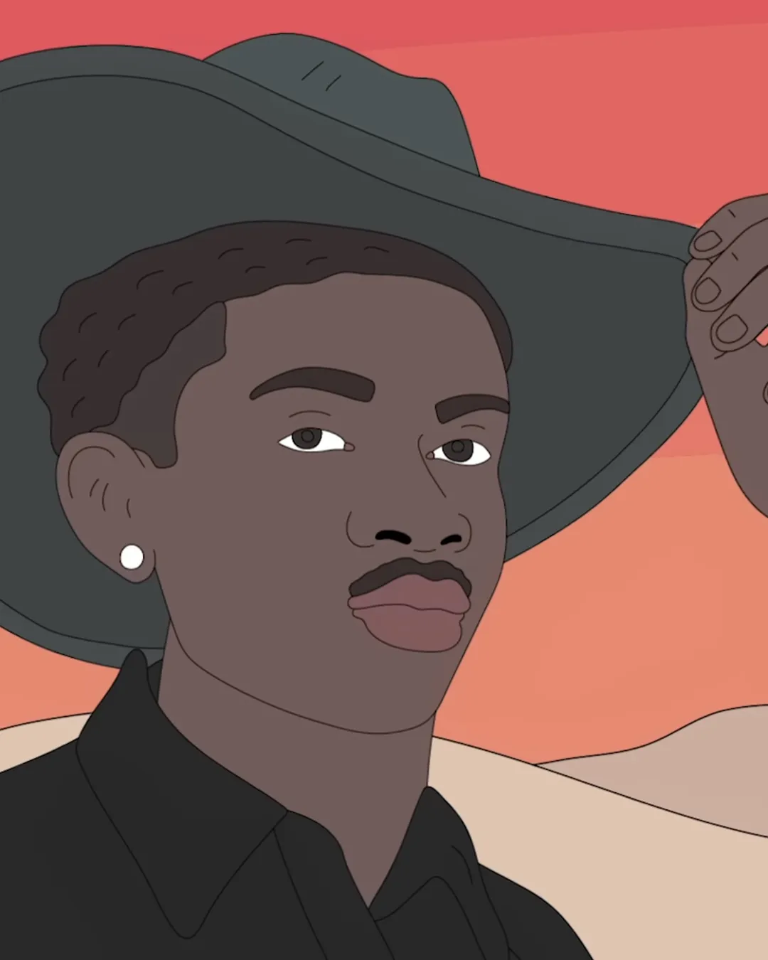 "Old Town Road" video animation still
