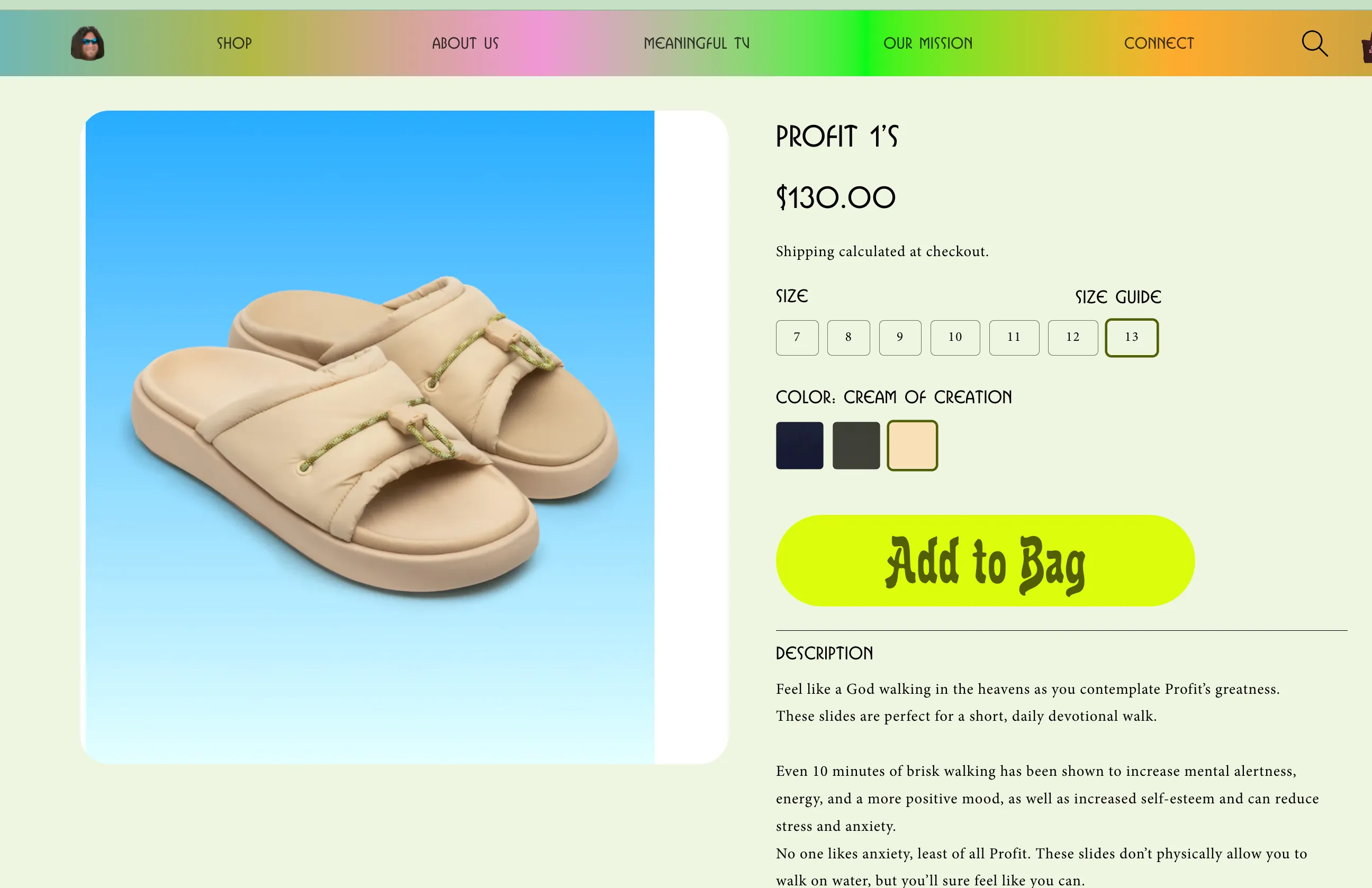 The Profit-1 slides in the Meaningful Existence store. Only $130!